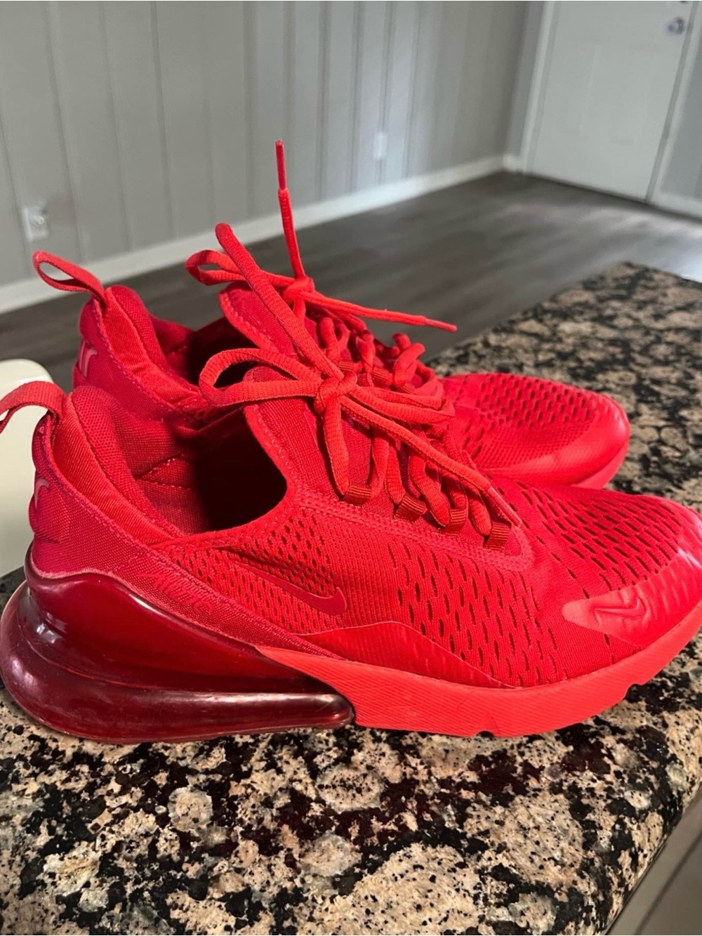 Nike Kids All-Red Lightweight Athletic Sneakers